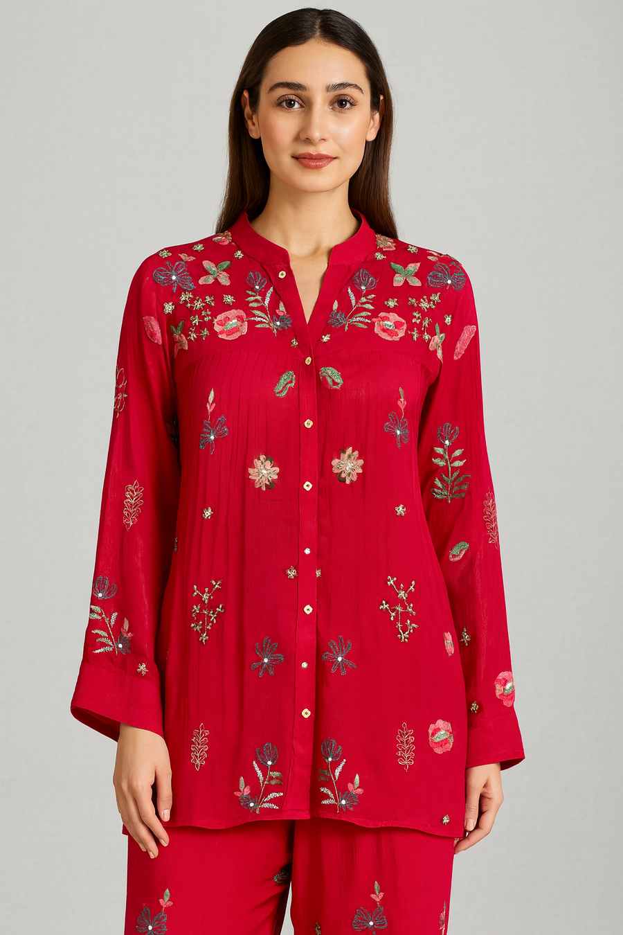 Co-ord Set with Palazzo front close profile