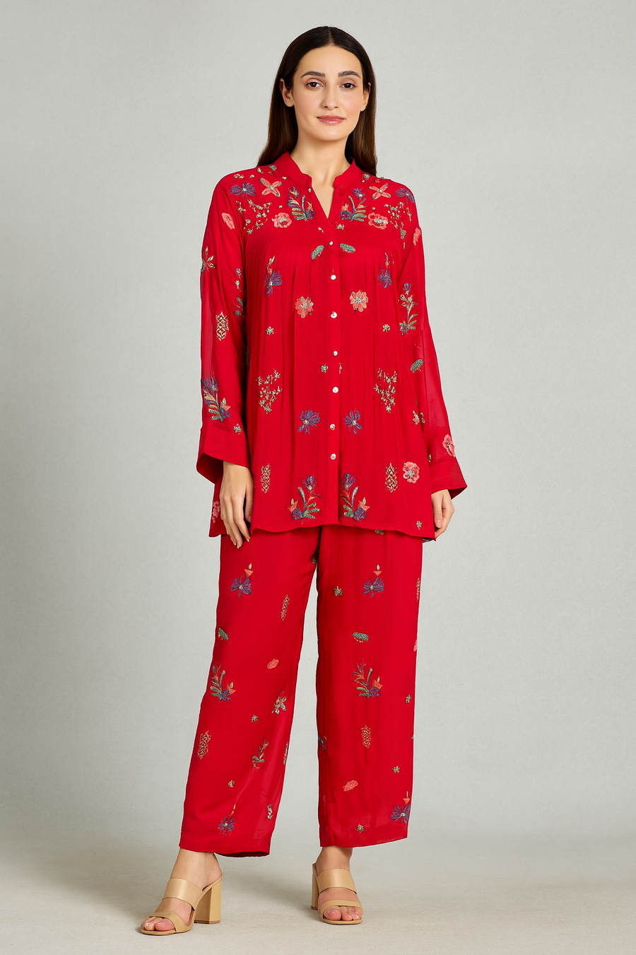 Co-ord Set with Palazzo front profile