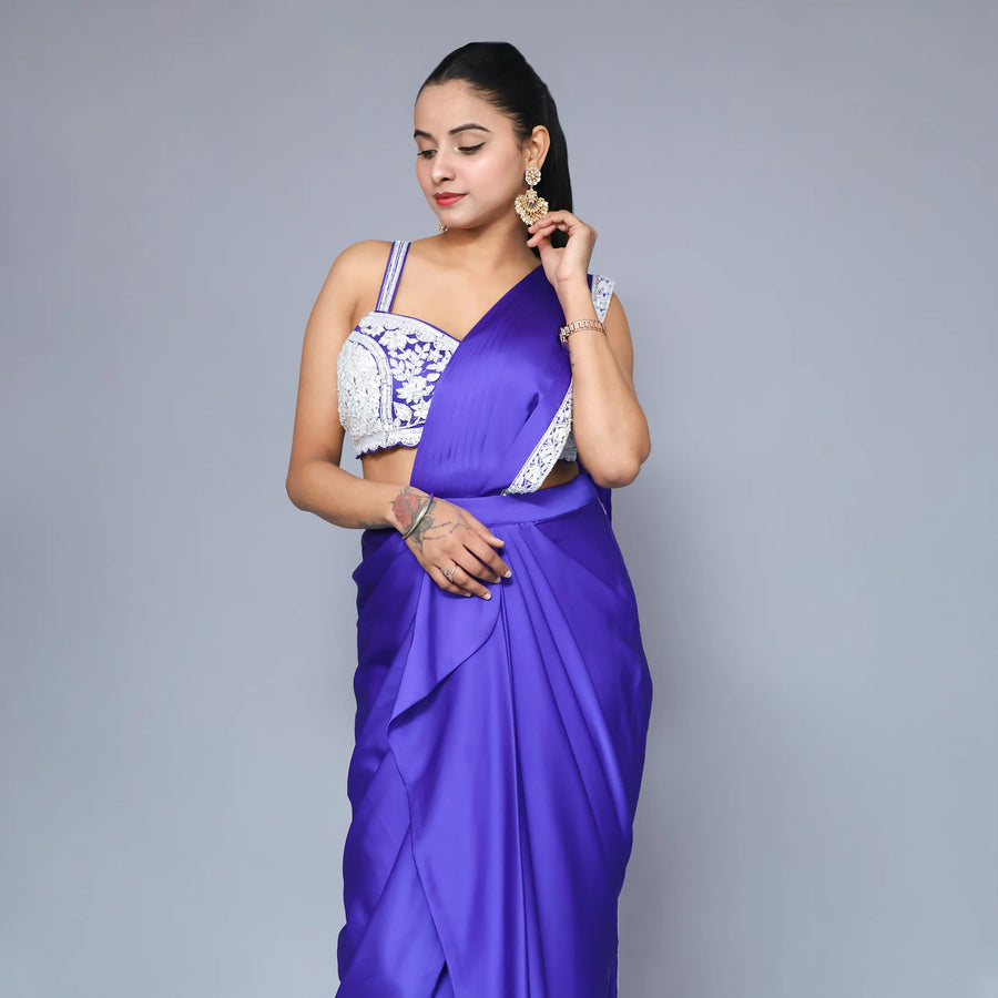 Drape Saree Dhoti Style- Vastrachowk