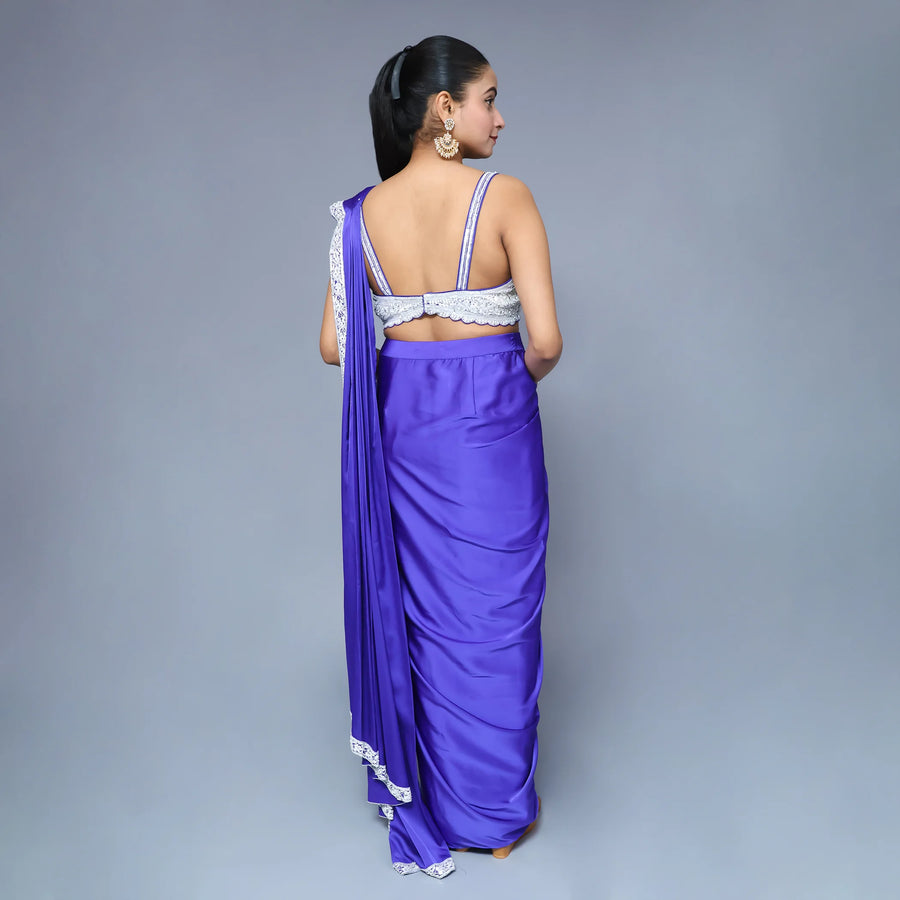 Drape Saree Dhoti Style- Vastrachowk