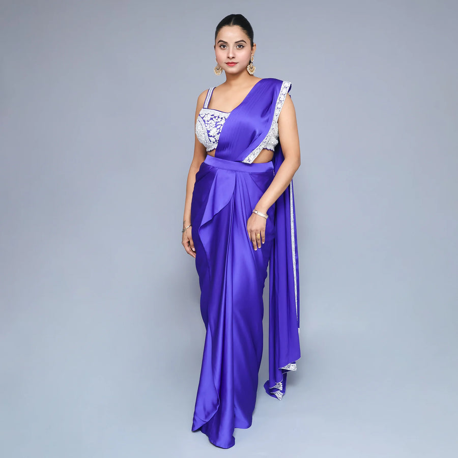 Drape Saree Dhoti Style- Vastrachowk