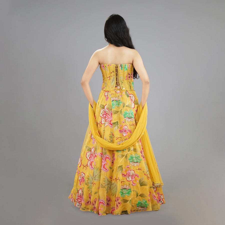 Floral Cord Set Skirt – Trendy & Stylish Vastrachowk