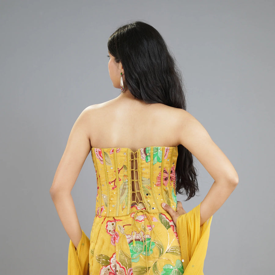 Floral Cord Set Skirt – Trendy & Stylish Vastrachowk