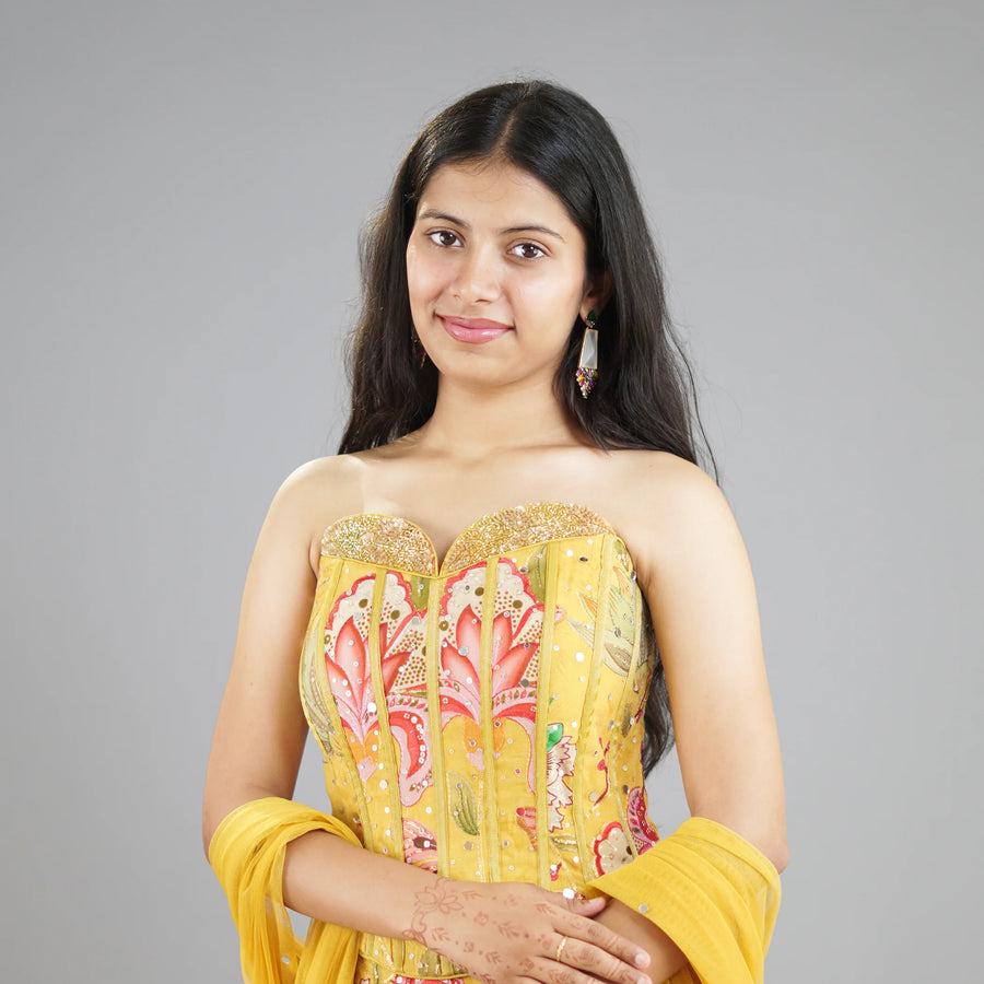 Floral Cord Set Skirt – Trendy & Stylish Vastrachowk