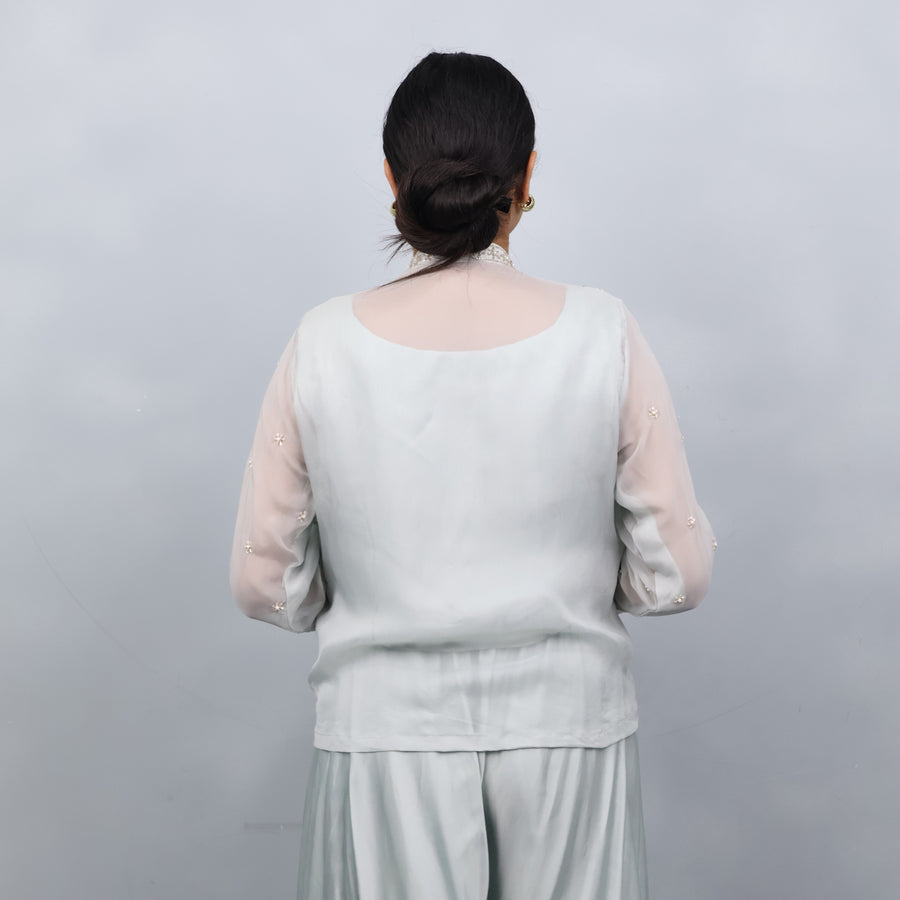 Palazzo Set with Shrug