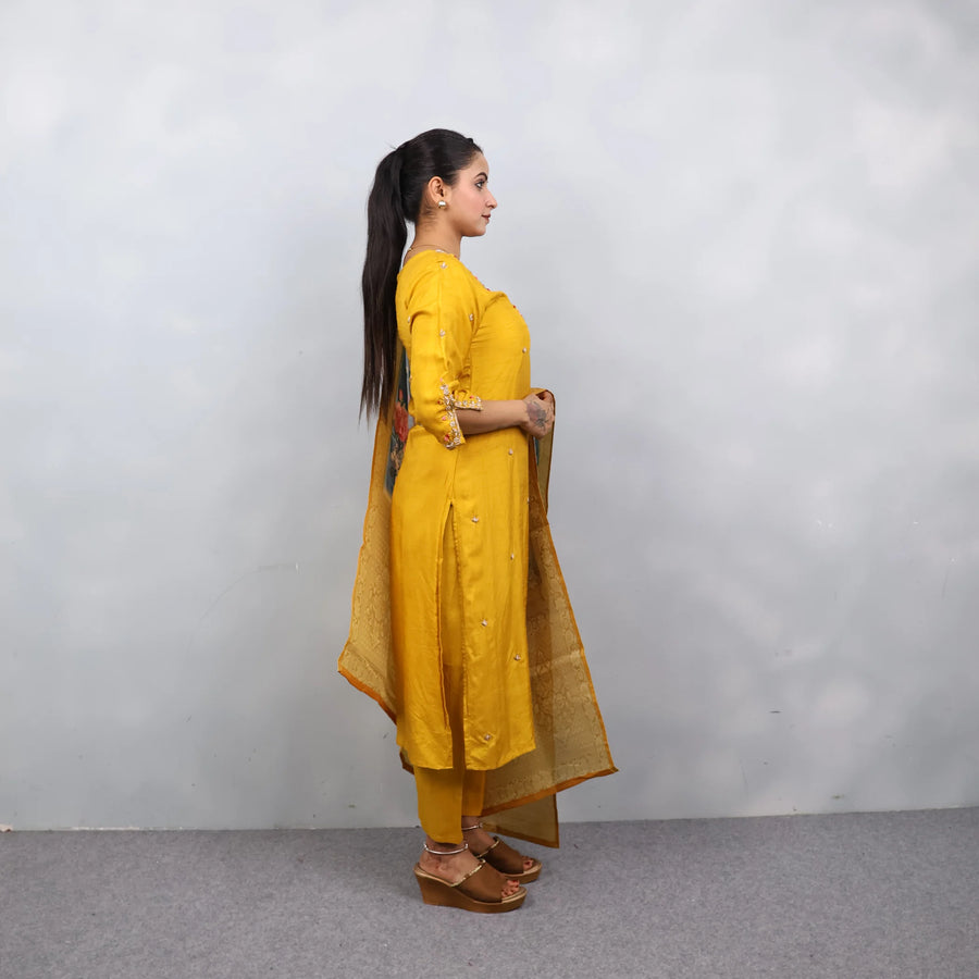 Straight Suit Pant Set