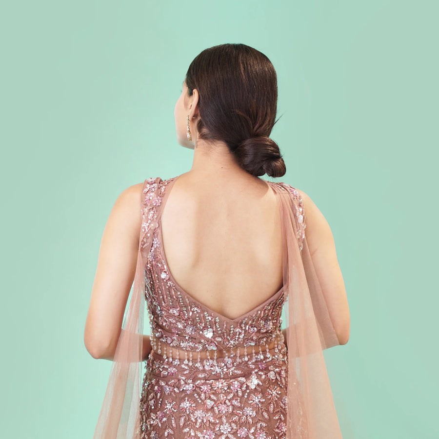 Stylish Mermaid Style Fish Cut Lehenga Vastrachowk