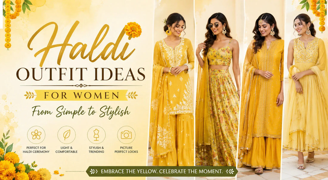 Haldi Outfit Ideas for Women - From Simple to Stylish