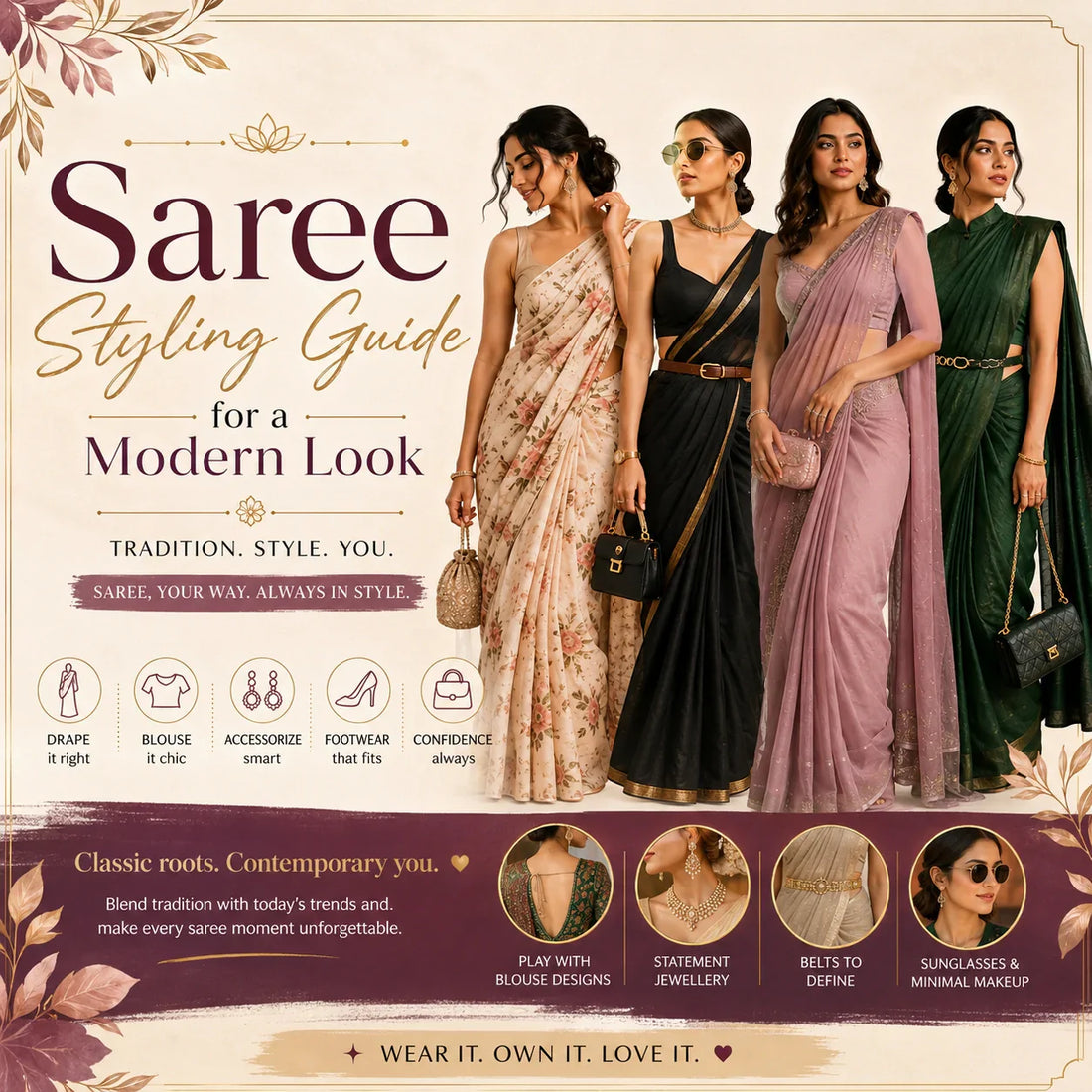 Saree Styling Guide for a Modern Look