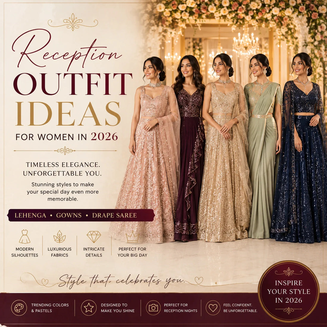 Reception Outfit Ideas for Women in 2026