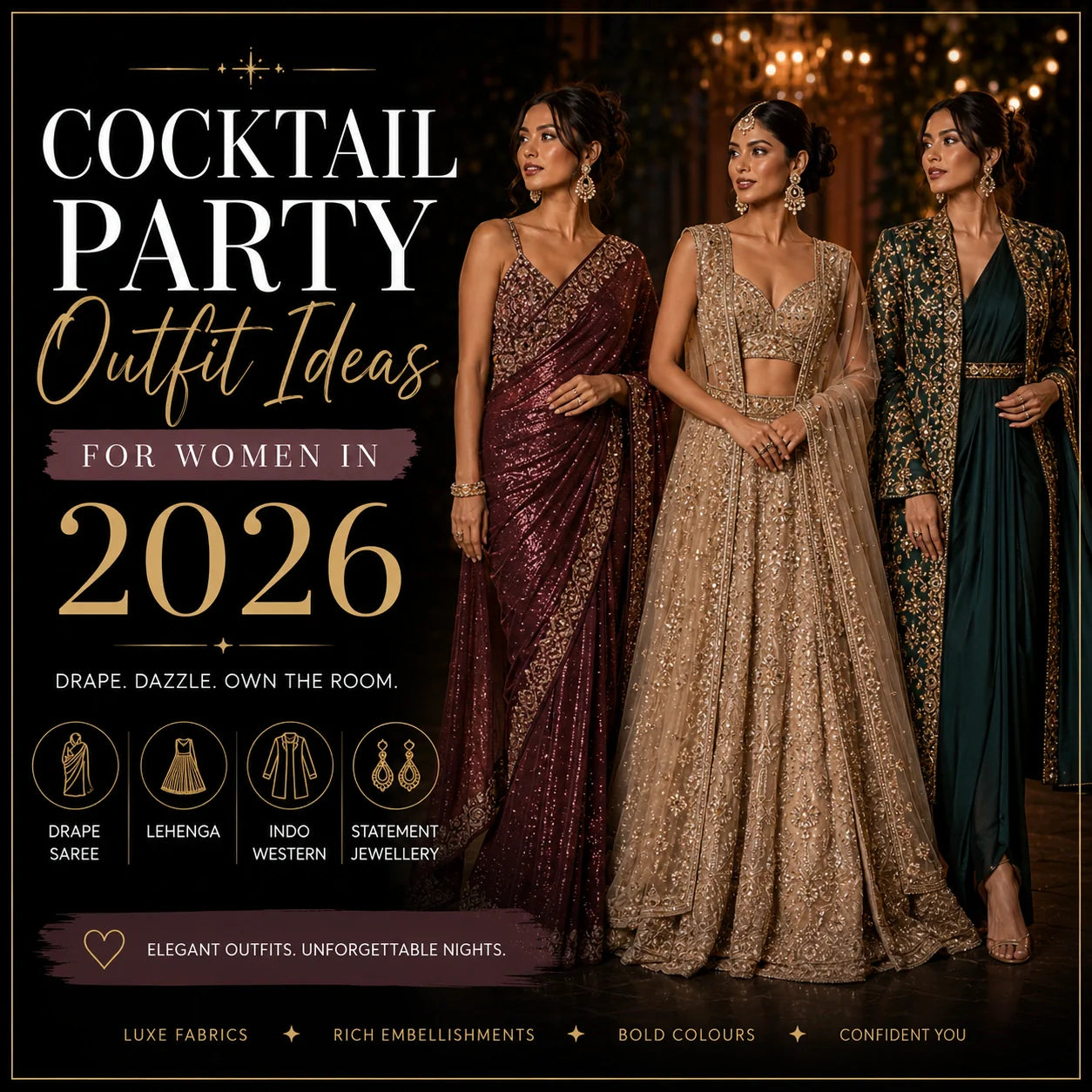 Cocktail Party Outfit Ideas for Women in 2026