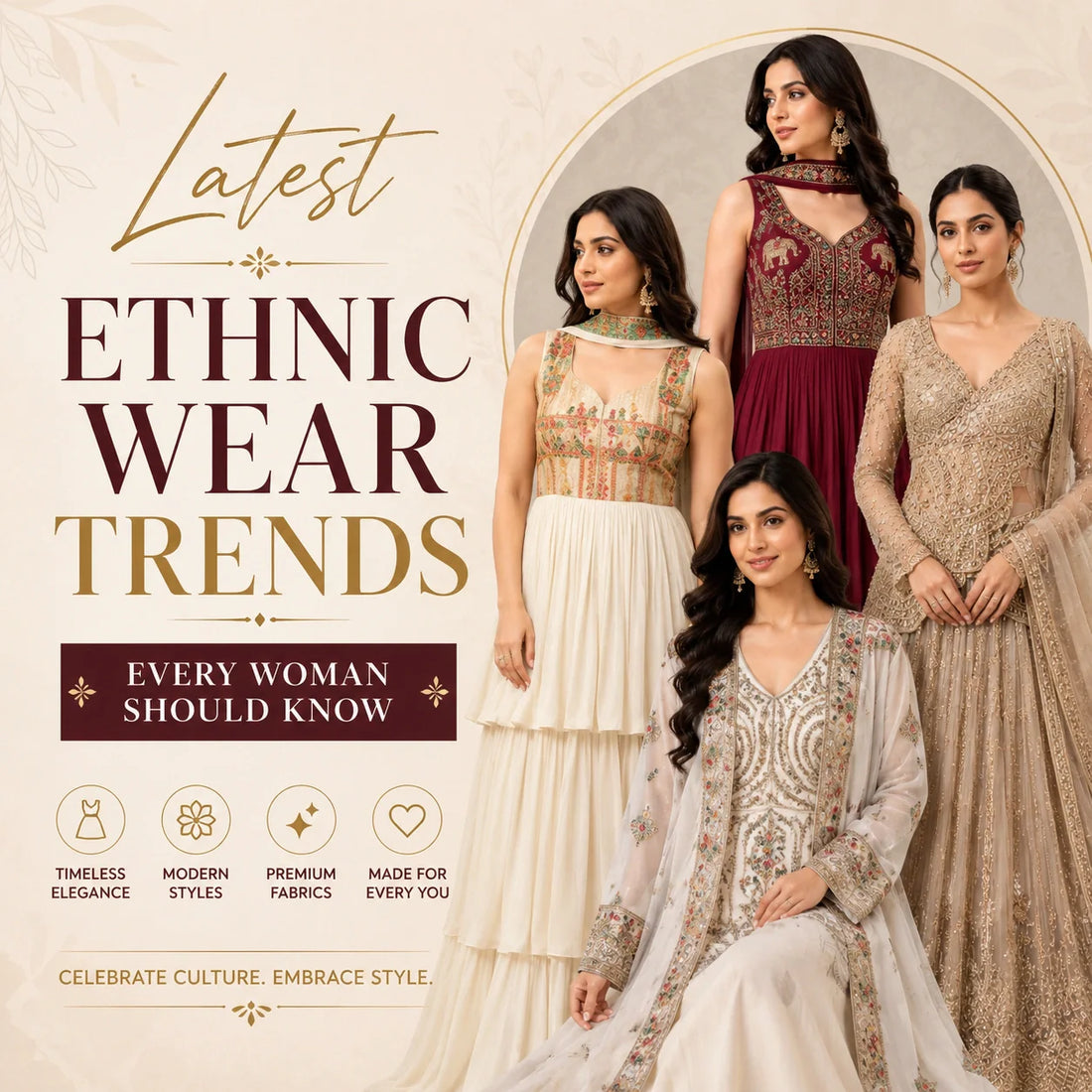Latest Ethnic Wear Trends Every Woman Should Know