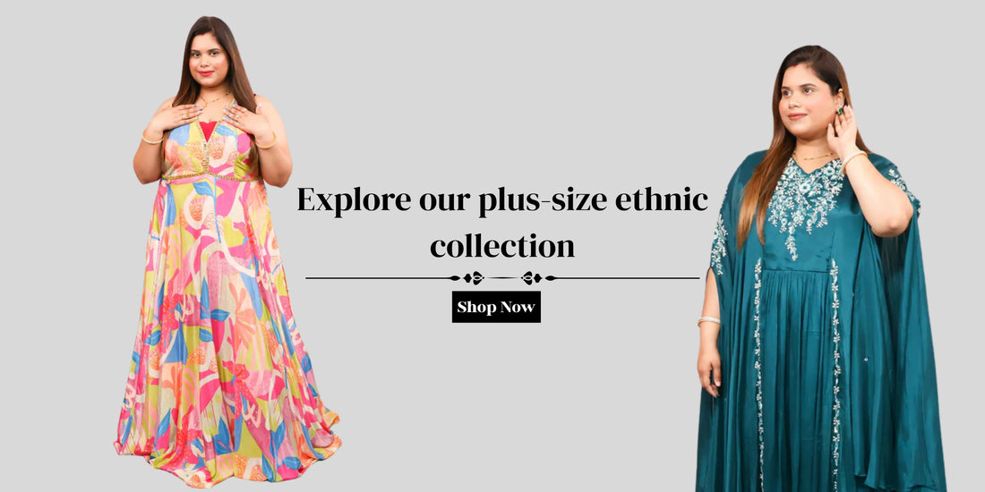 Buy online plus size women indian ethnic dresses