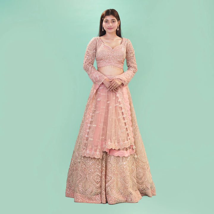Stylish Crop Top Lehenga for Women