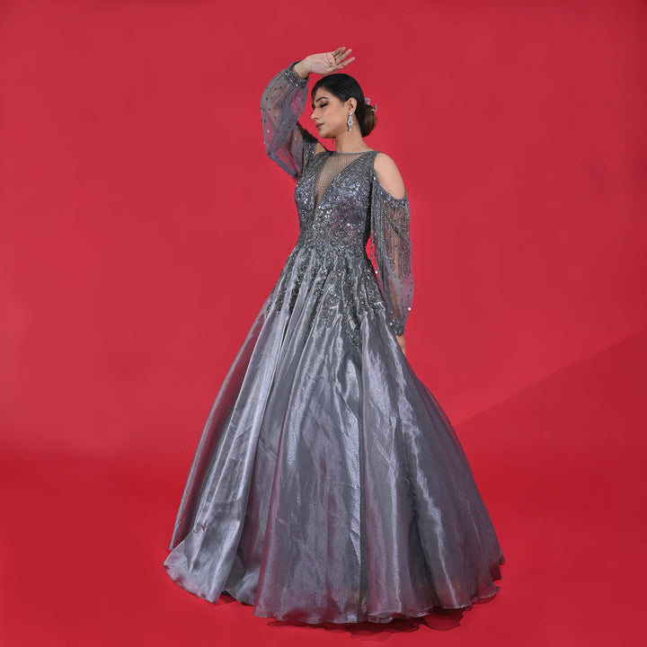 Western Flare Gown