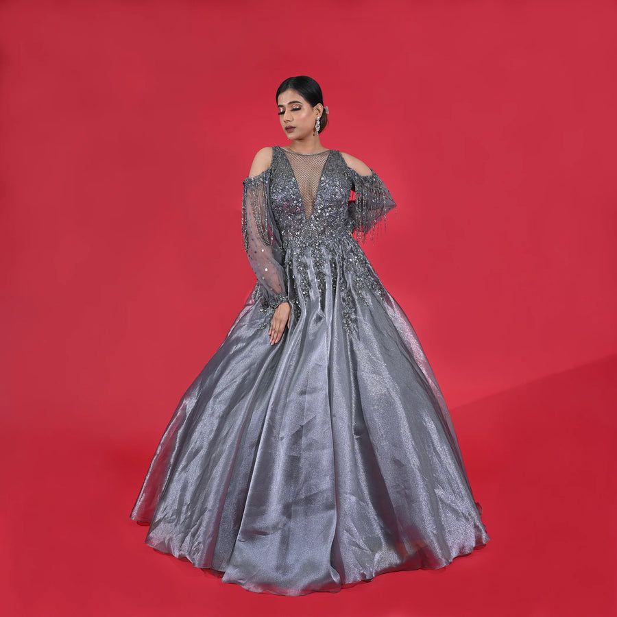 Western Flare Gown