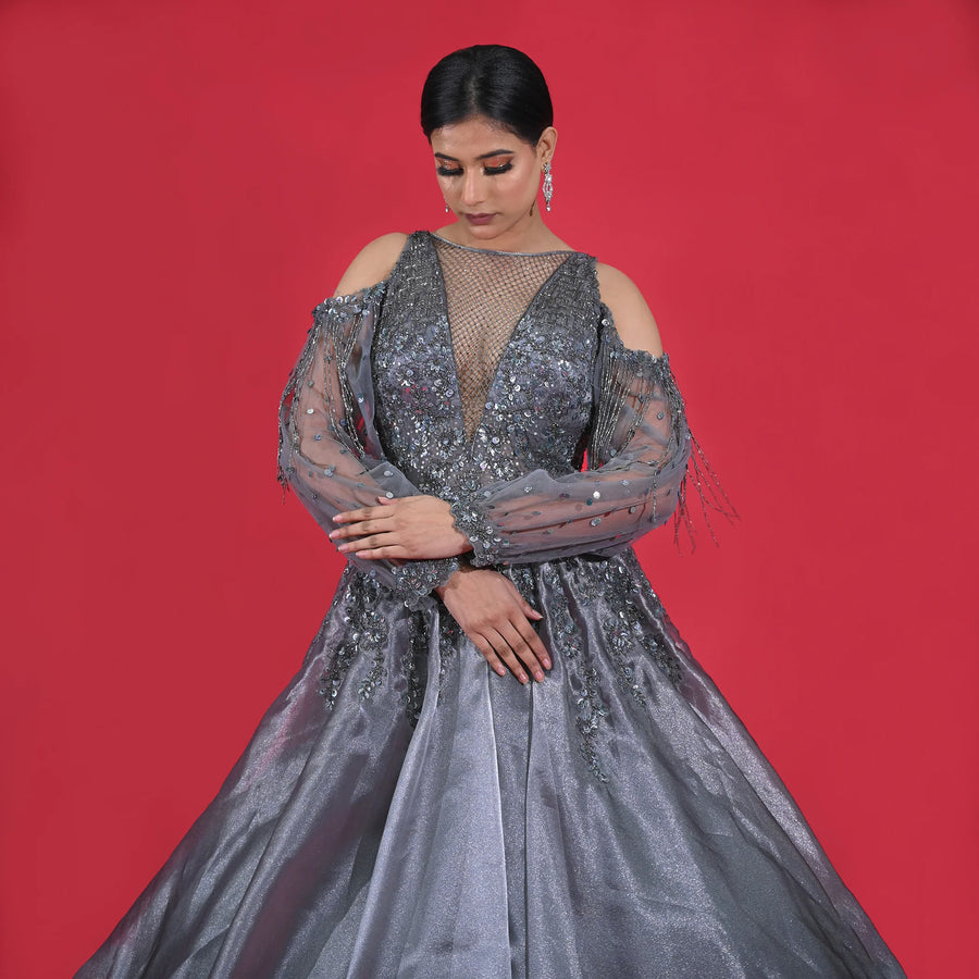 Western Flare Gown