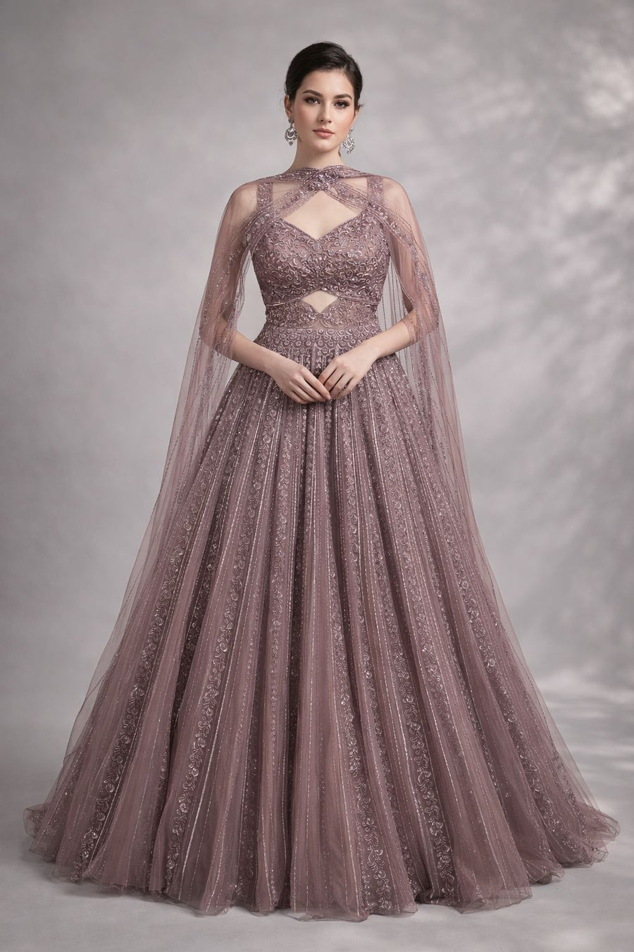 A Line Cut Gown 
