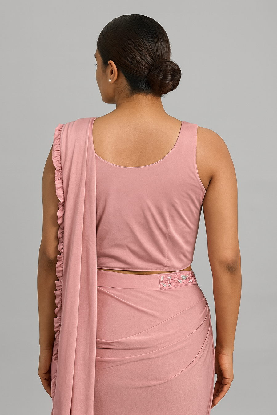 Designer Blouse Drape Saree