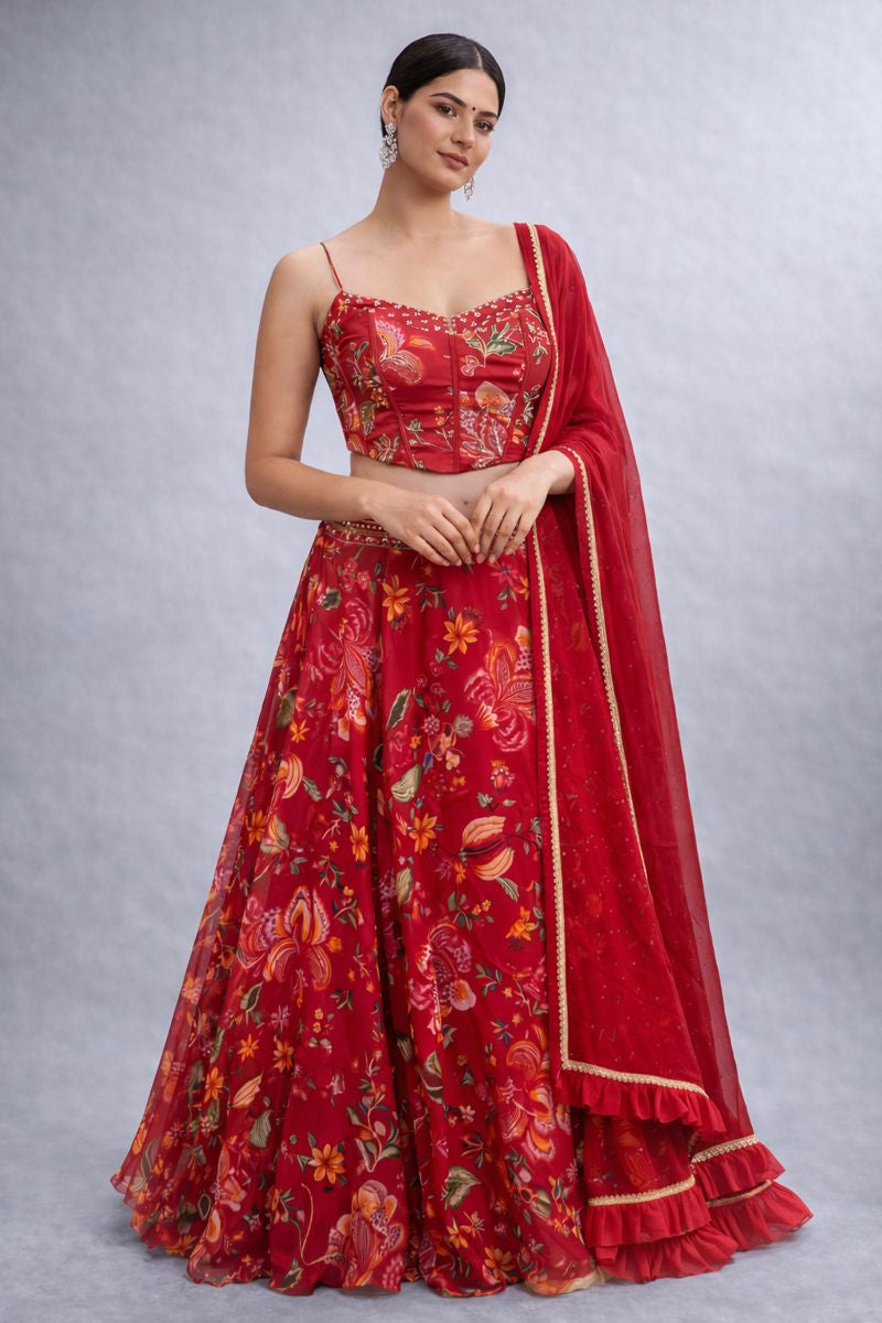 Co-ord Set Style Crop Top skirt