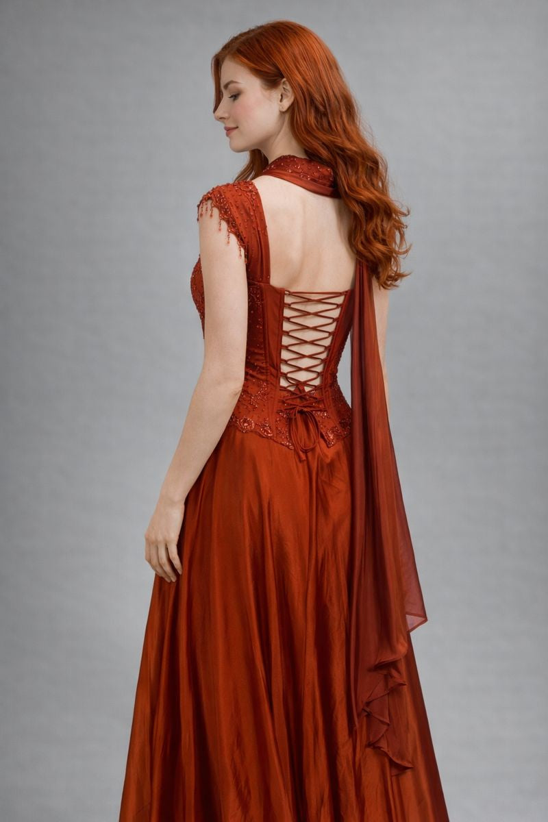 Co-ord Style Blouse With Lehenga 