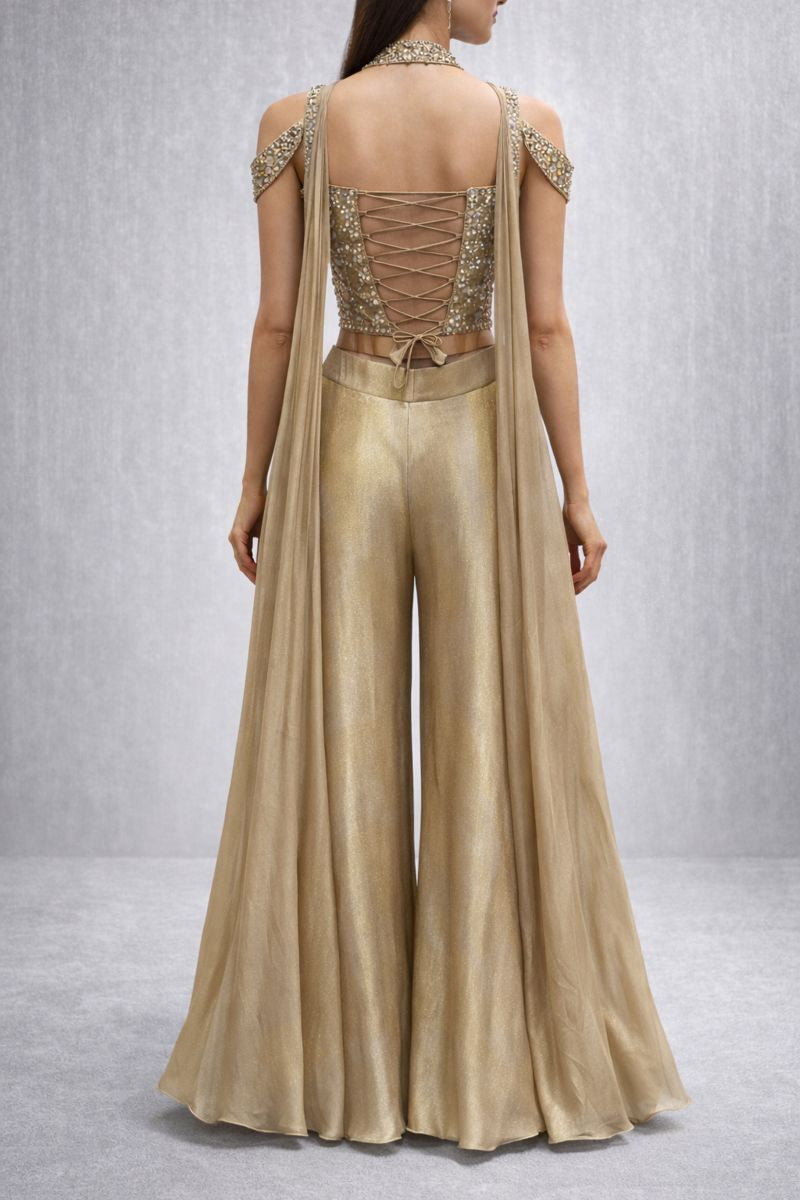 Co-ord Style Blouse With Sharara 