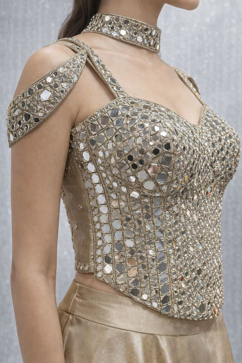 Co-ord Style Blouse With Sharara 