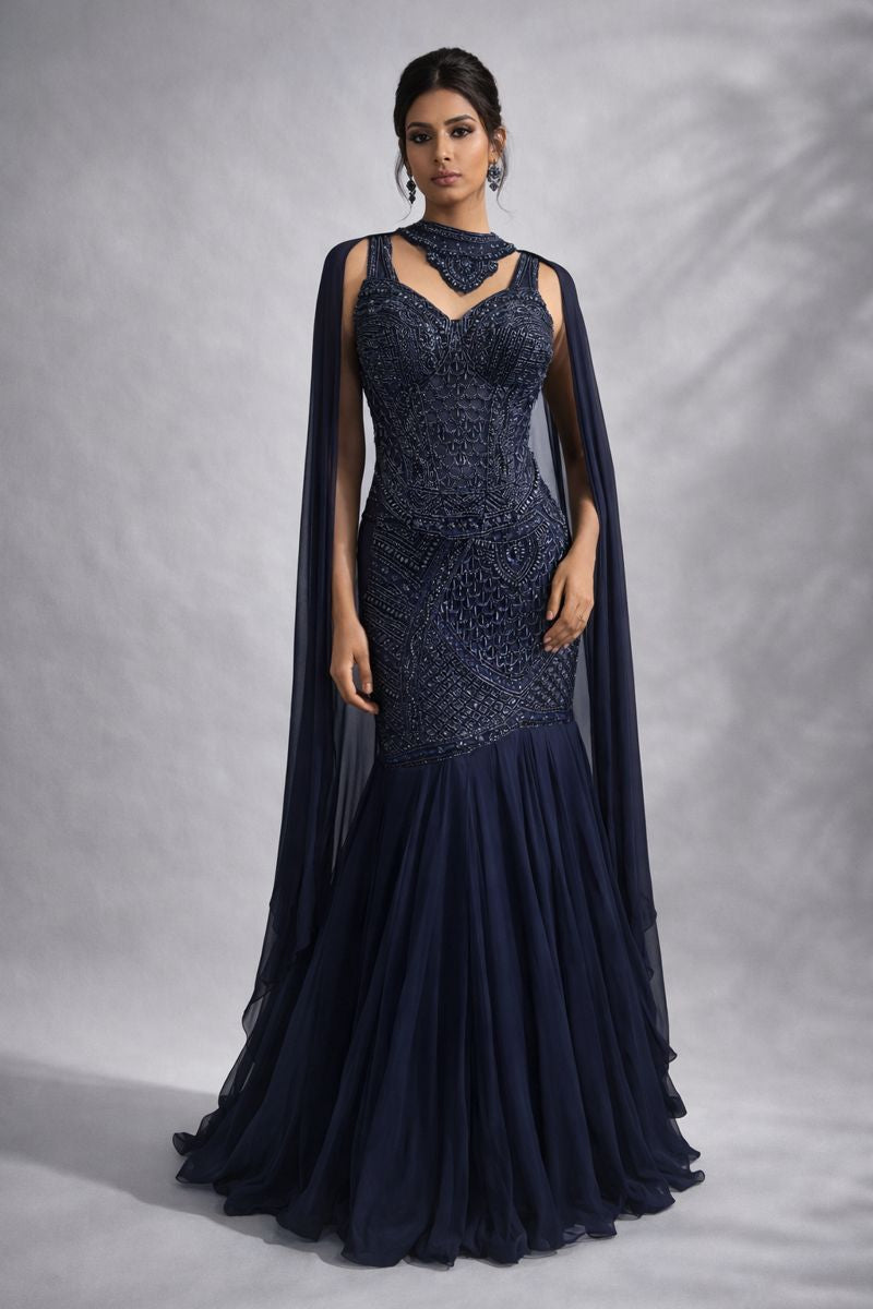 Co-ord Style Fish Cut Lehenga 