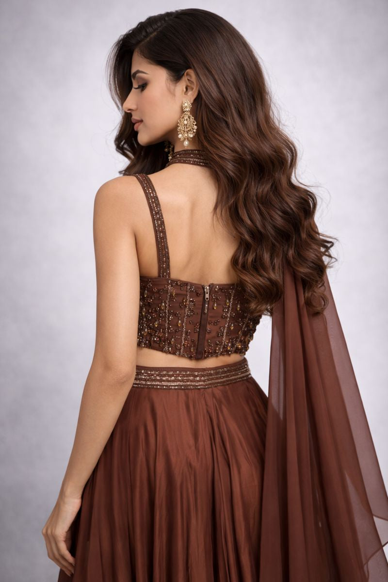 Coffee Crop Top Skirt 