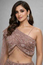 Crop Top Fish Cut Lehenga 