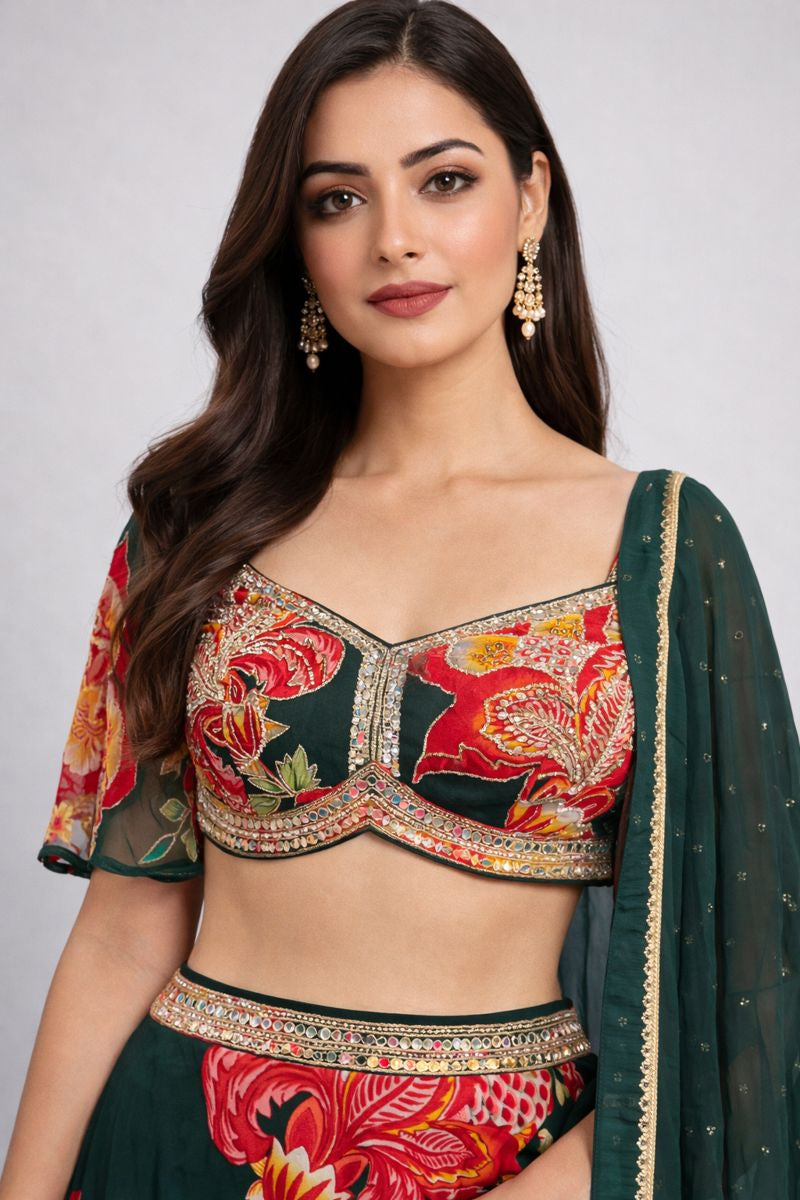 Crop Top Lehenga 