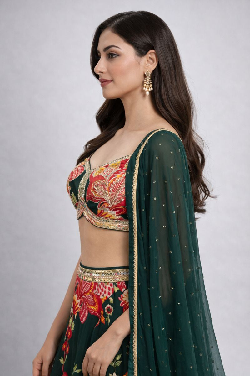 Crop Top Lehenga 
