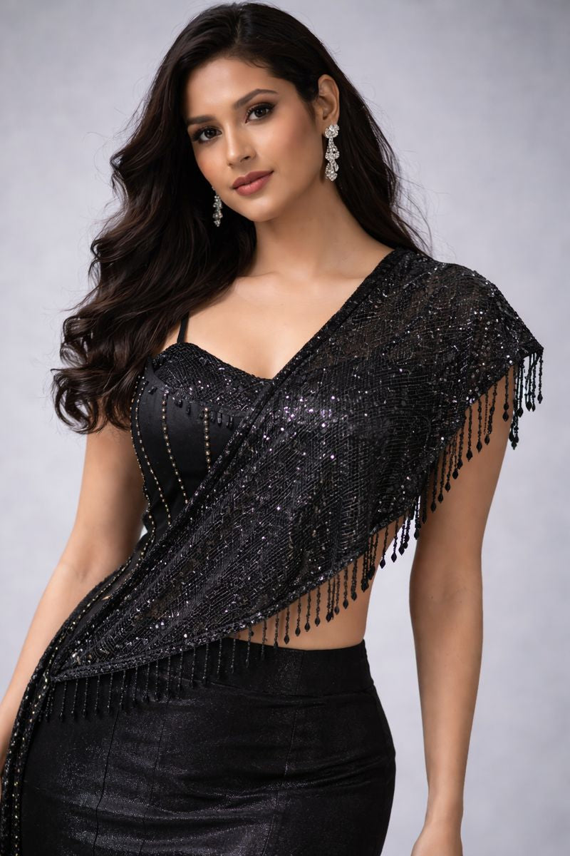 Crop Top Skirt Co- ord Set Style 