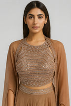 Our Crop Top Skirt with Shrug