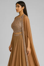 Our Crop Top Skirt with Shrug