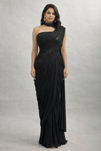 Drape Saree Style Stright Fit Gown