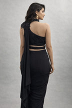 Drape Saree Style Stright Fit Gown