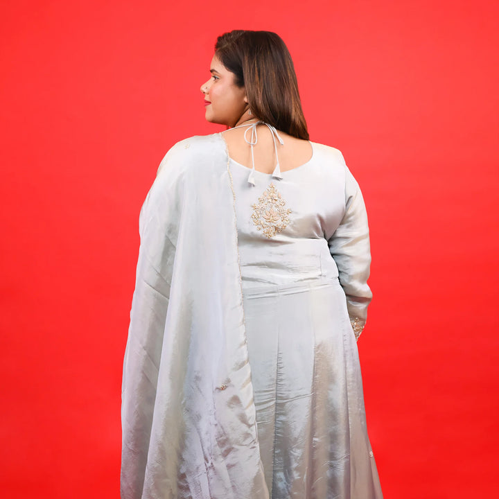 Elegant Choli Cut Anarkali Gown with Dupatta Vastrahowk
