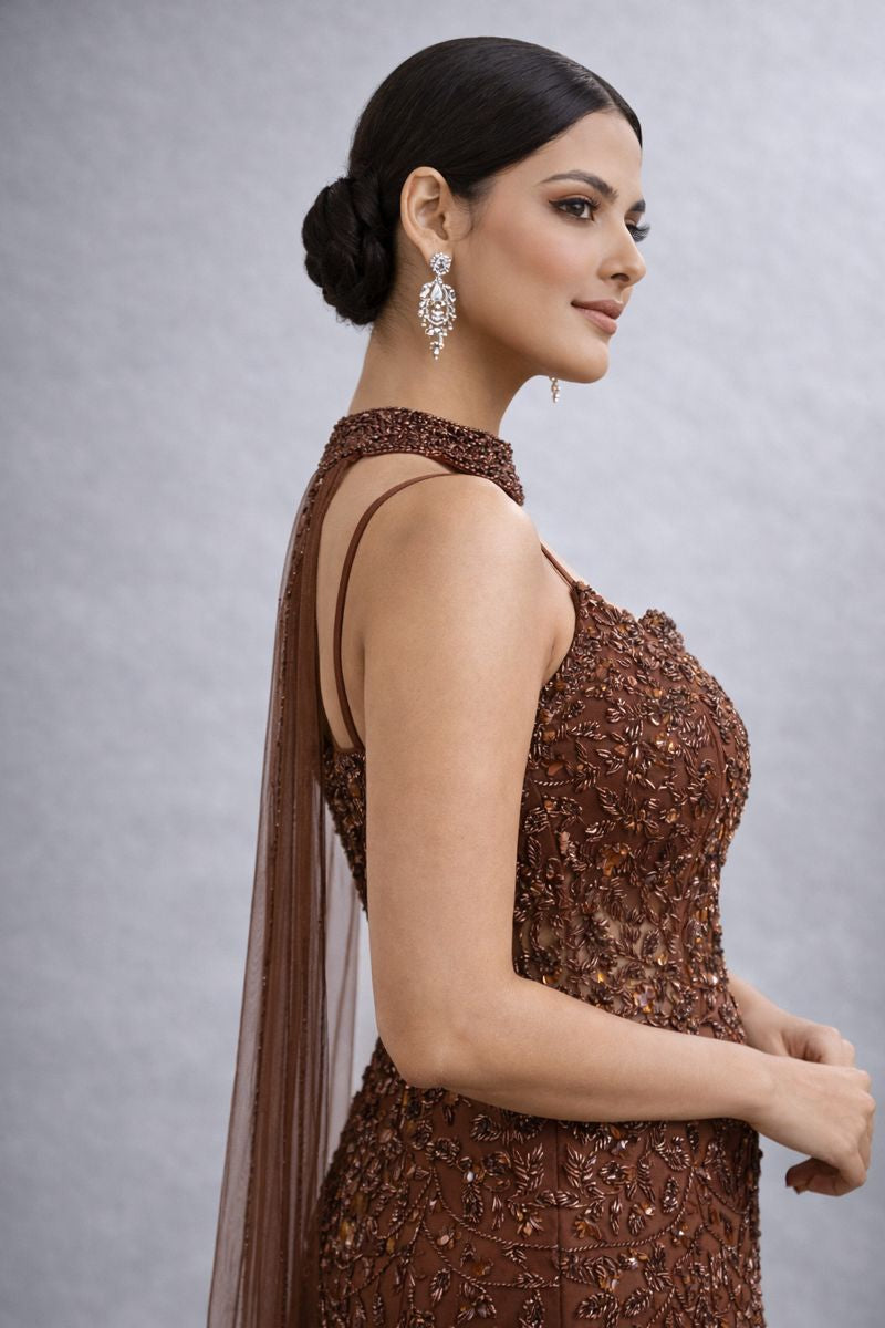 Fish Cut Lehenga Tall Cut Style crop Top