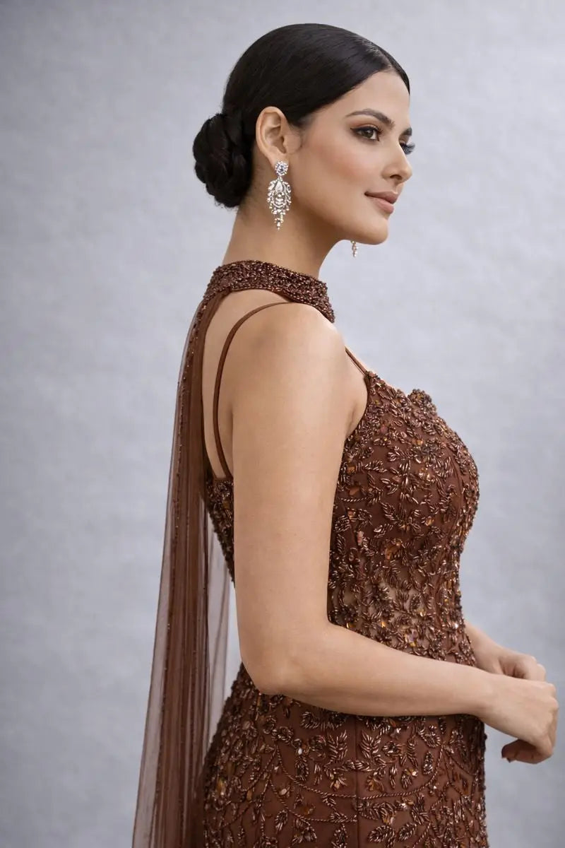 Fish Cut Lehenga Tall Cut Style crop Top