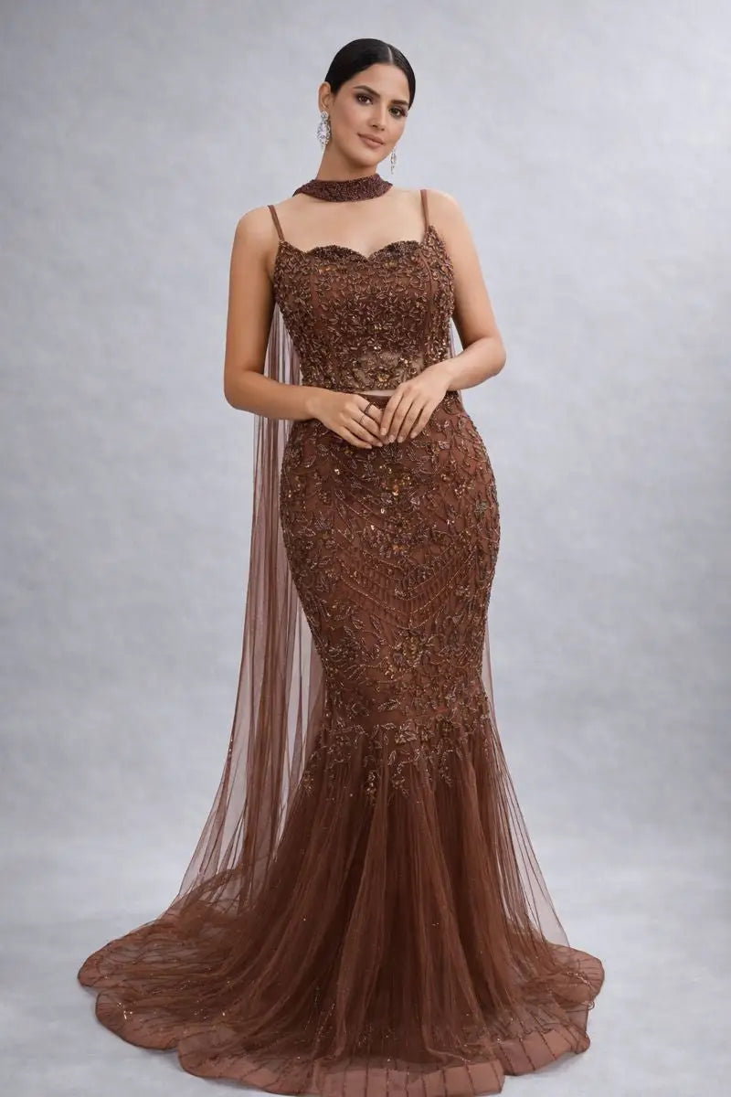 Fish Cut Lehenga Tall Cut Style crop Top