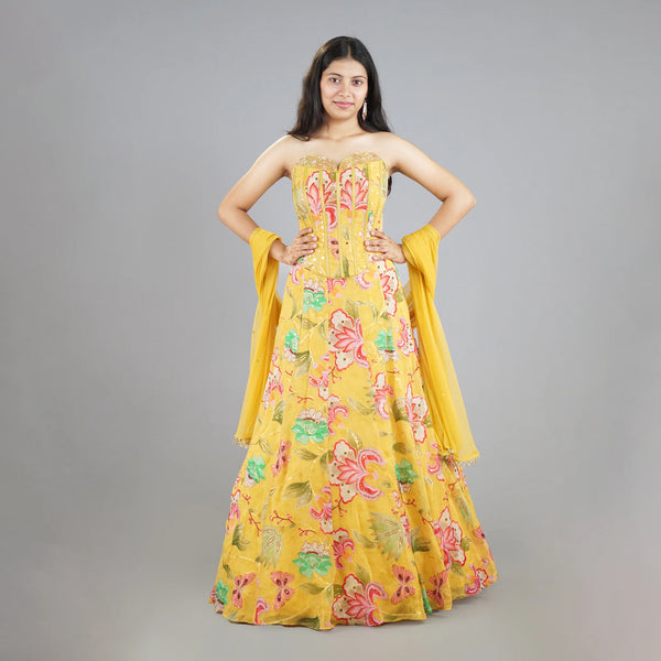 Floral Cord Set Skirt – Trendy & Stylish