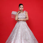 Graceful Ceremonial Gown- Vastrachowk