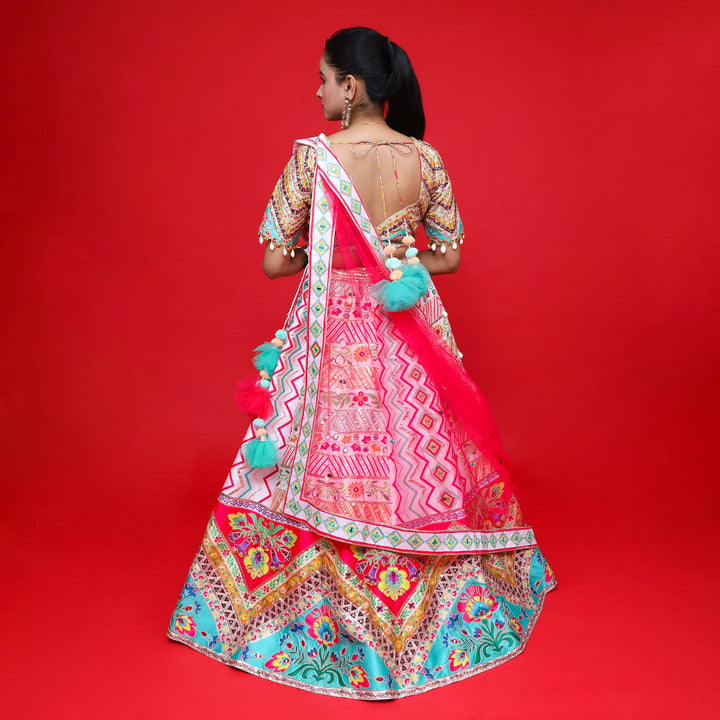 Graceful Traditional Printed Lehenga- Vastrachowk