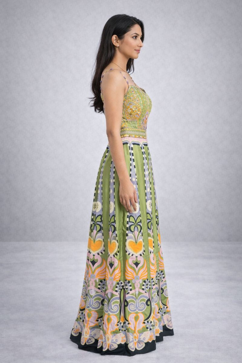 Green Jumpsuit 