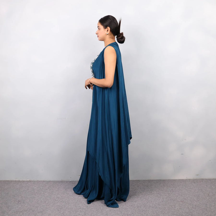 Stylish Trendy Dhoti with Cape