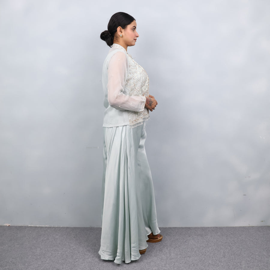Palazzo Set with Shrug