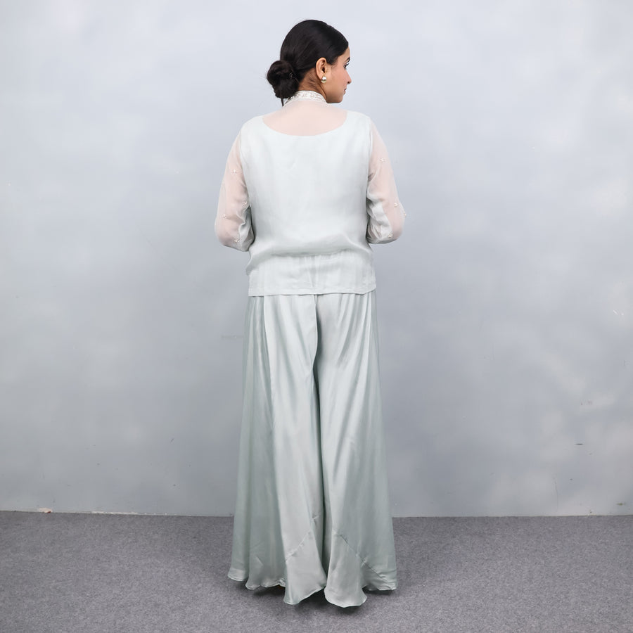 Palazzo Set with Shrug