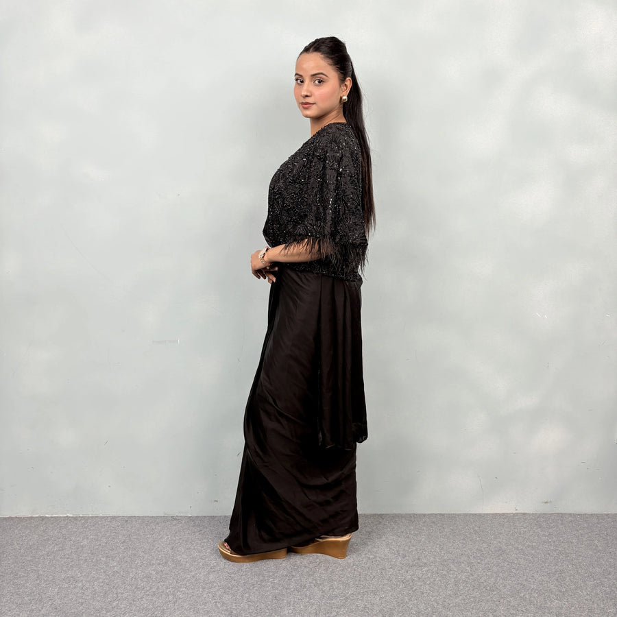Stylish Drape Saree with Jacket