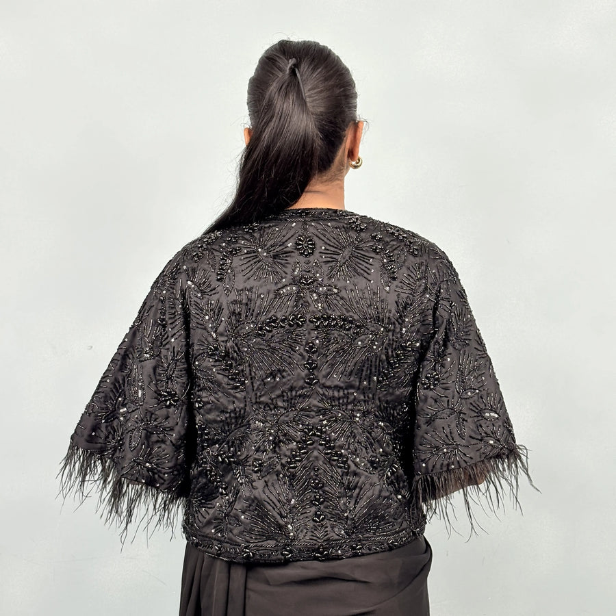 Stylish Drape Saree with Jacket